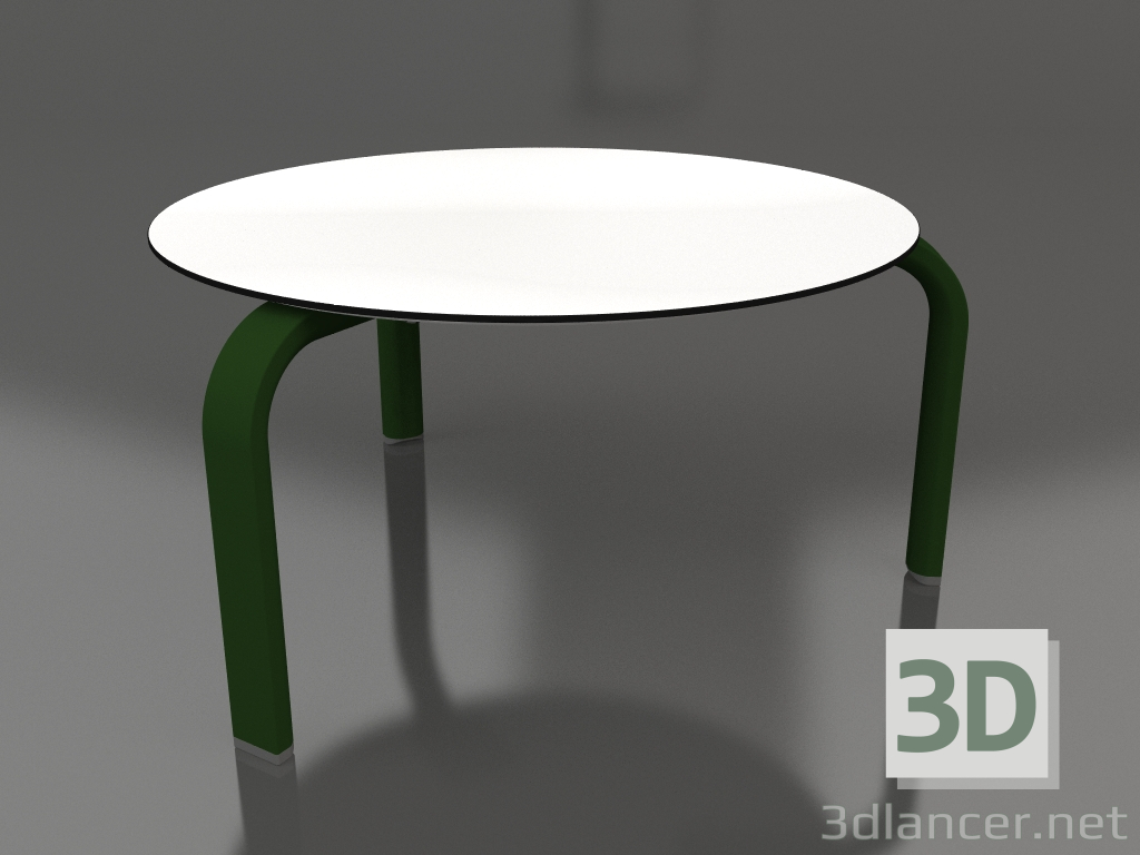 3D Modell Runder Couchtisch Ø70 (Flaschengrün) - Vorschau