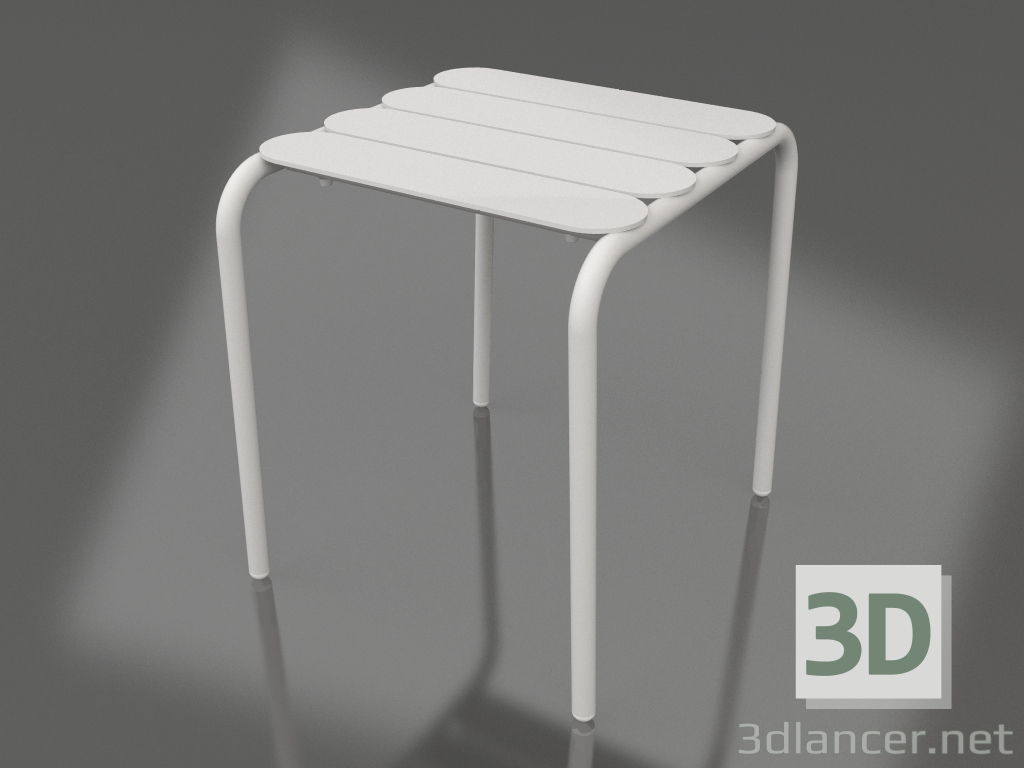 Modelo 3d Banqueta baixa. Mesa lateral (cinza) - preview