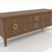 3D Modell TV-Schrank 2 1500 mm (Nussbaum hell) - Vorschau
