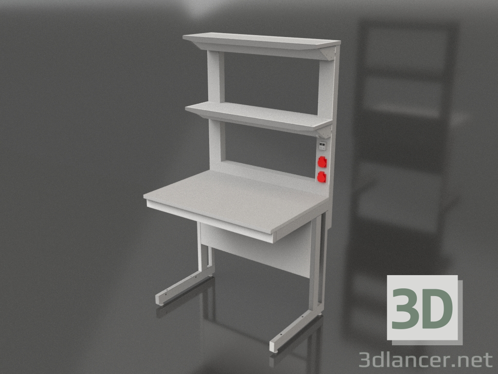 Modelo 3d Mesa de laboratório com duas prateleiras LK-900 SP 770 - preview Modelo 3d Mesa de laboratório com duas prateleiras LK-900 SP 770 - preview