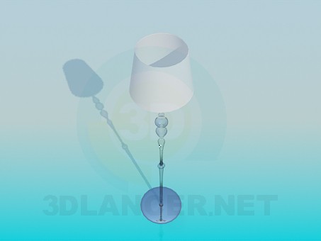 modello 3D Lampada da terra - anteprima