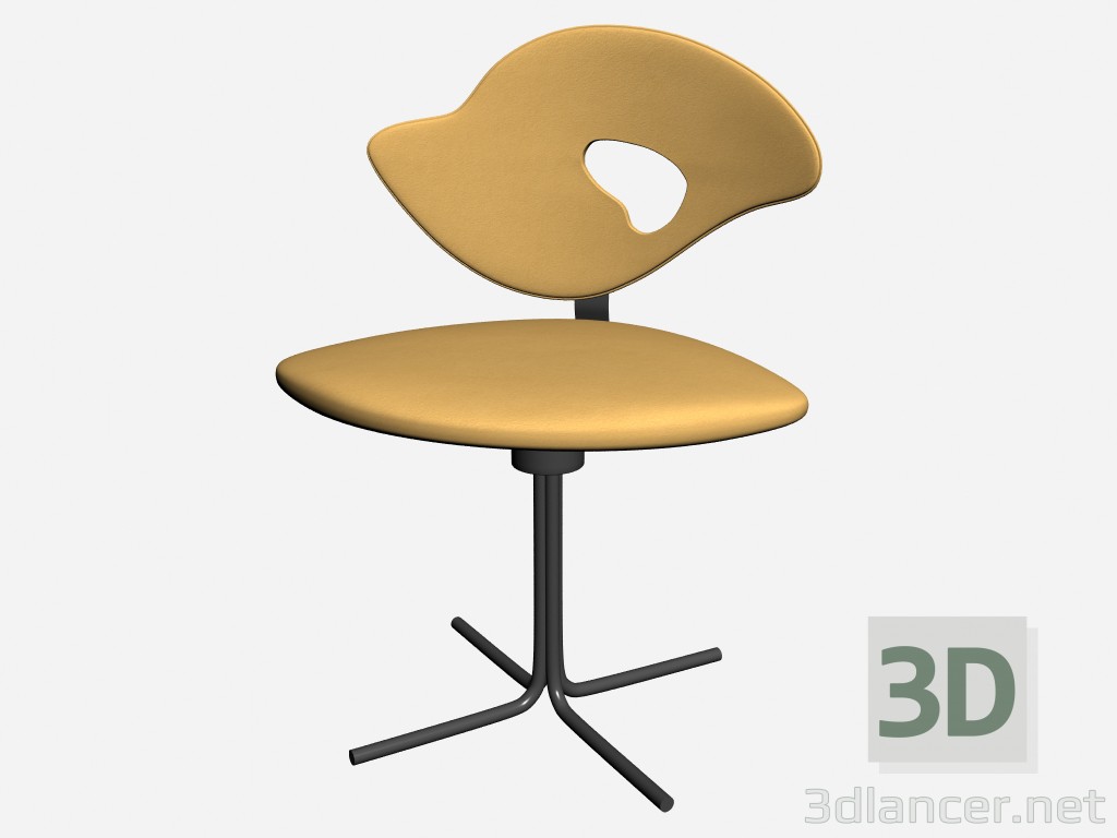 3d model Silla popular 3 - vista previa