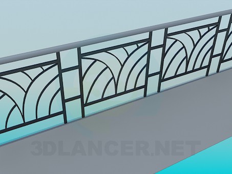 3d model Railing - preview