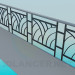 3d model Railing - preview