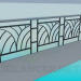 3d model Railing - preview