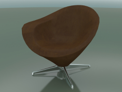 Armchair PETIT with leather upholstery