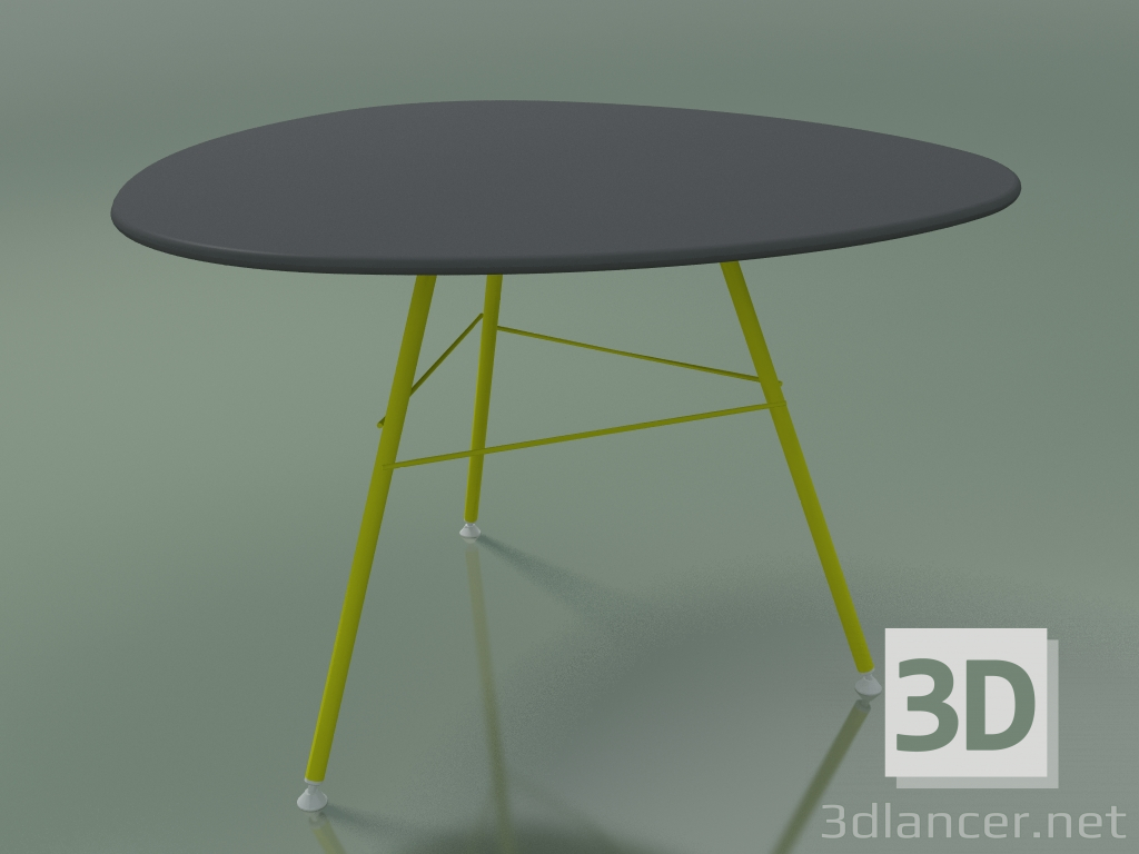 Modelo 3d Mesa de exterior com tampo triangular 1813 (A 50 - D 79 cm, HPL, V37) - preview