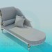 3d model Roman couch - preview