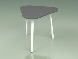 Table d'appoint 010 (Metal Milk, HPL Grey)