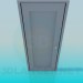 3d model Door with round handle - preview