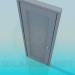 3d model Door with round handle - preview