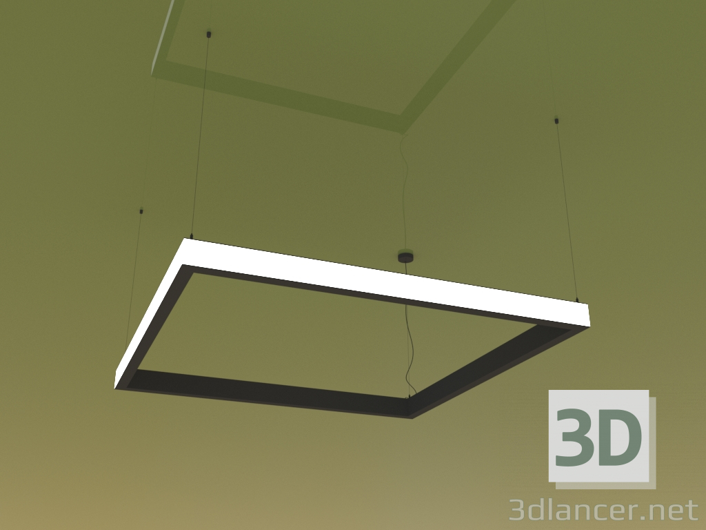 3d model Luminaria KVADRATO SIDE (1145 mm) - vista previa