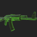 modello 3D di AK-74M comprare - rendering