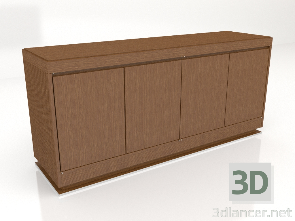 3d model Chest of drawers ICS Credenza 180 - preview