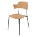 3d model Unstrain chair with plywood back and armrests h81 - preview