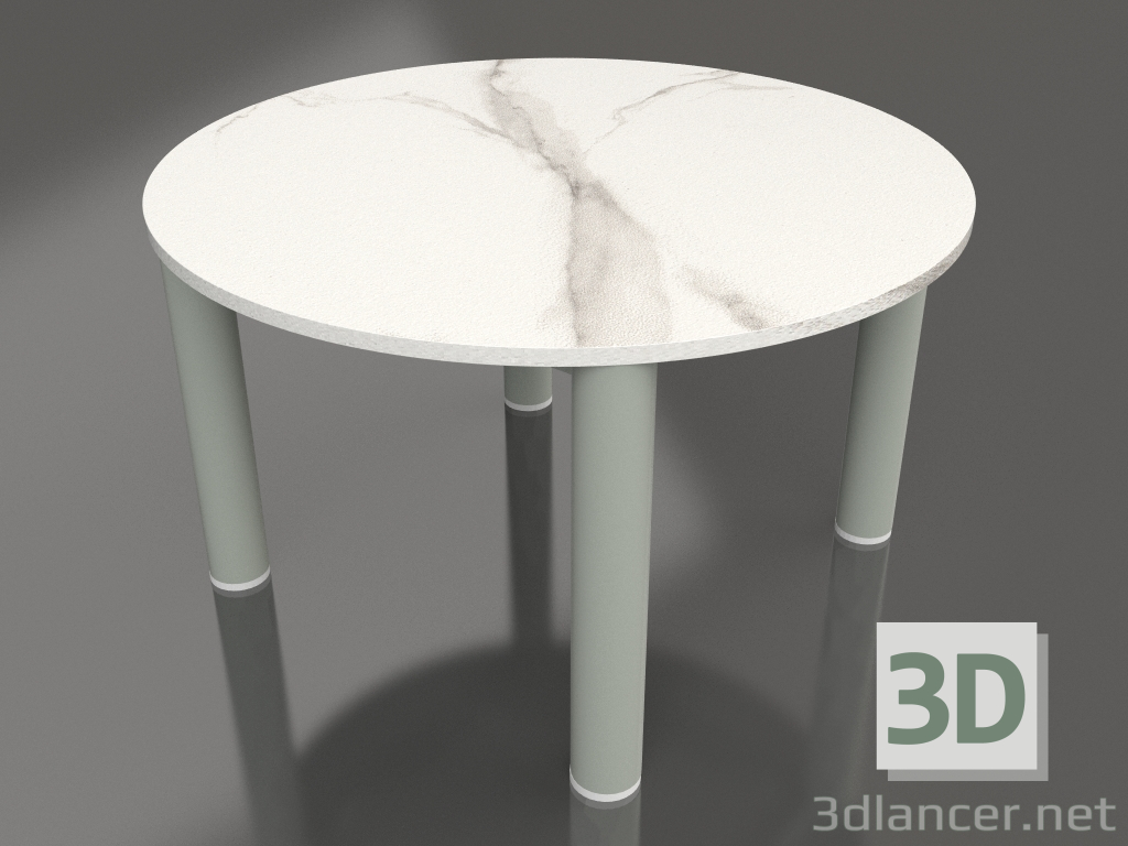 3d модель Стол журнальный D 60 (Cement grey, DEKTON Aura) – превью