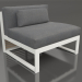 3D Modell Modulares Sofa, Abschnitt 3 (Achatgrau) - Vorschau