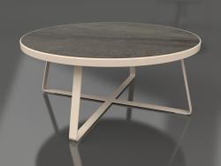 Table à manger ronde Ø175 (DEKTON Radium, Sable)