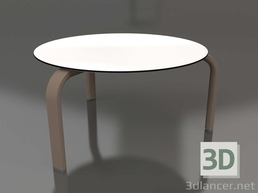 3D Modell Runder Couchtisch Ø70 (Bronze) - Vorschau