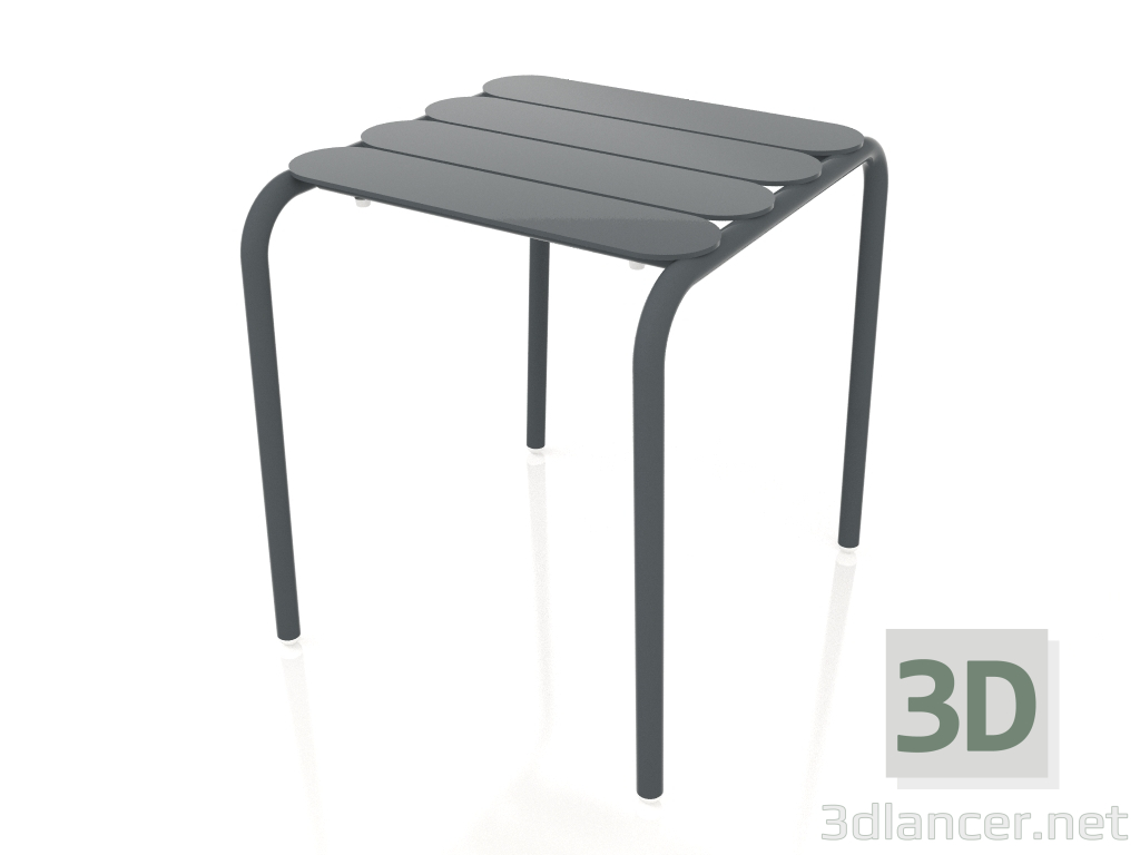 3d model Low stool. Side table (Anthracite) - preview