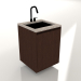 3D modeli Lavabo 60 cm - önizleme