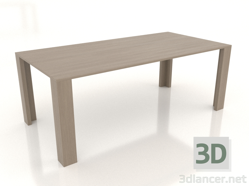 3D modeli Serenity yemek masası 2000x1000x750 mm (seçenek 2) - önizleme