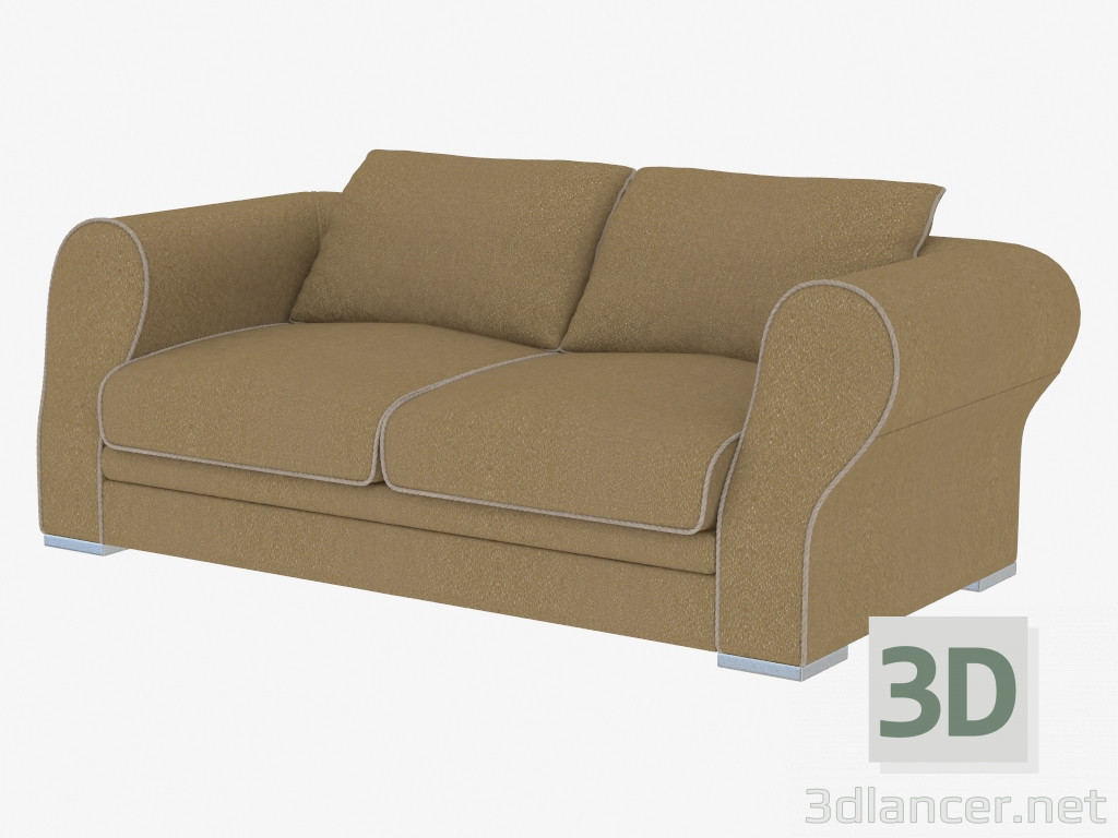 modello 3D Divano moderno doppio Otello (220х114х75) - anteprima