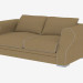 3D Modell Sofa moderne Doppel-Otello (220х114х75) - Vorschau