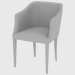 Modelo 3d Cadeira GISELLE CHAIR (55x57xH77) - preview