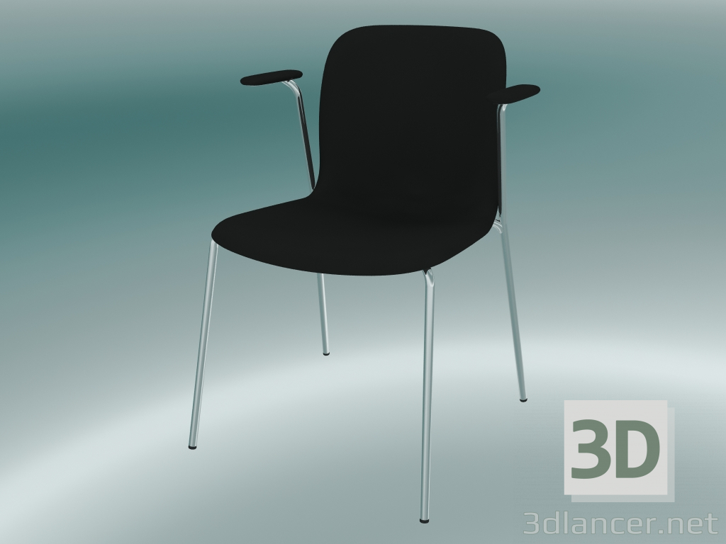 modèle 3D Fauteuil à 4 pieds - preview