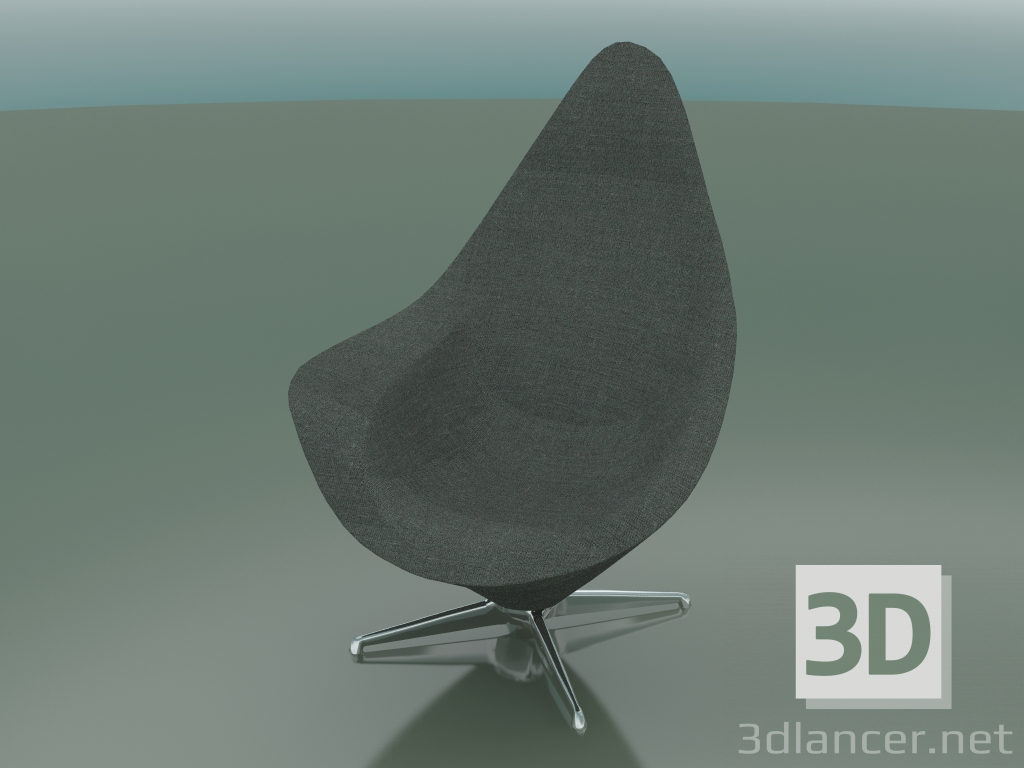 3d model Upholstered armchair - preview