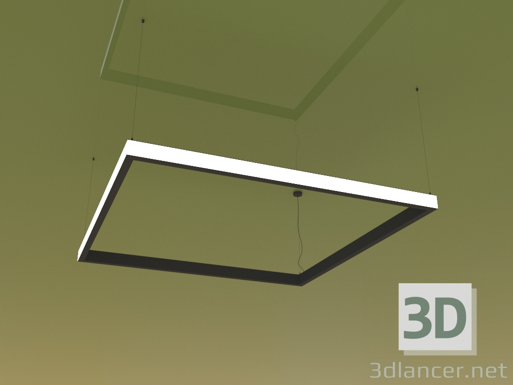 3D Modell Leuchte KVADRATO SIDE (1500 mm) - Vorschau