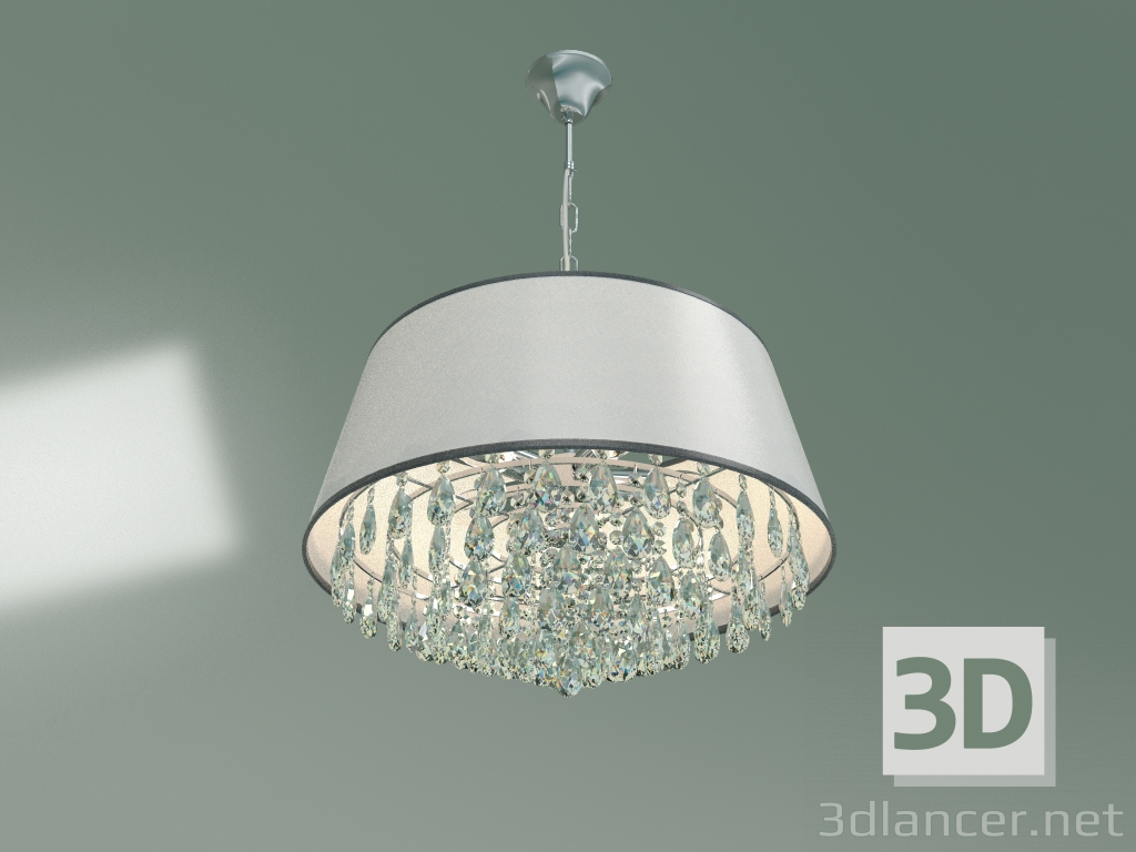 modèle 3D Lustre suspendu 10092-5 (cristal Strotskis chrome-clair) - preview