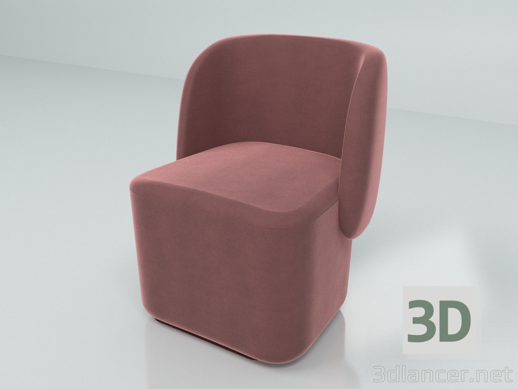 modello 3D Poltrona 48° - 2° PARIGI - anteprima