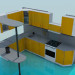 3d model Juego de cocina - vista previa