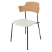 3d model Unstrain chair with plywood back, armrests and seat upholstery h81 - preview