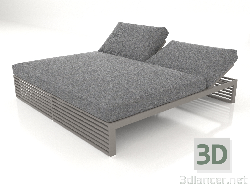 Modelo 3d Cama para descanso 200 (Quartzo cinza) - preview