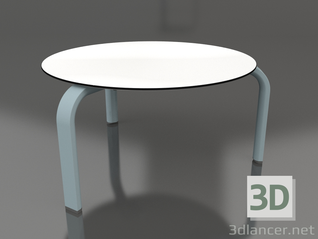 modèle 3D Table basse ronde Ø70 (Bleu gris) - preview