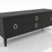 3D Modell TV-Schrank 2 1500 mm (schwarz RAL 9005) - Vorschau