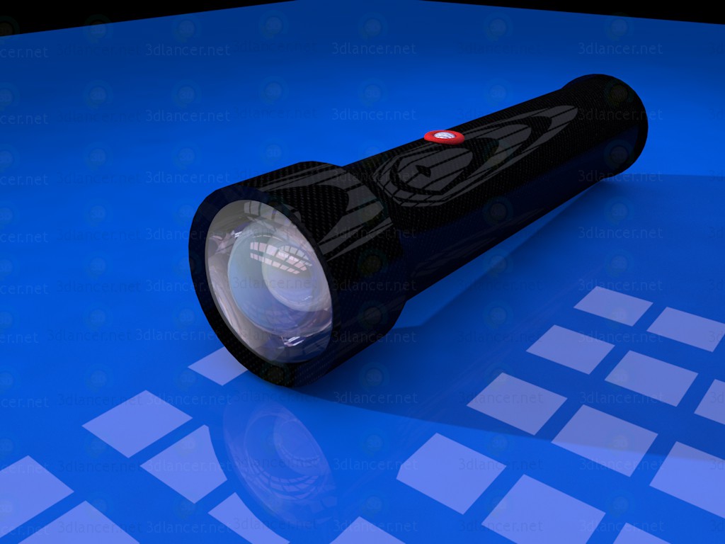 3d model Hand Lamp - Flashlight - preview