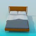 3d model Double bed - preview