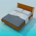 3d model Double bed - preview