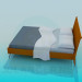 3d model Double bed - preview