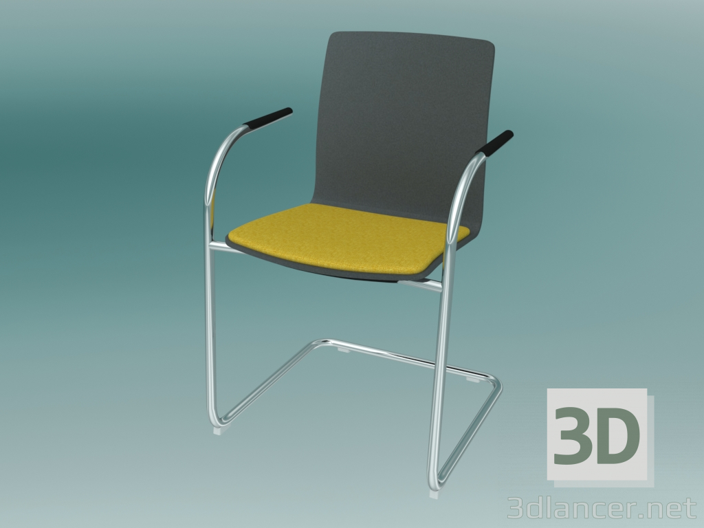 modello 3D Sedia per visitatori (K22VN1 2P) - anteprima