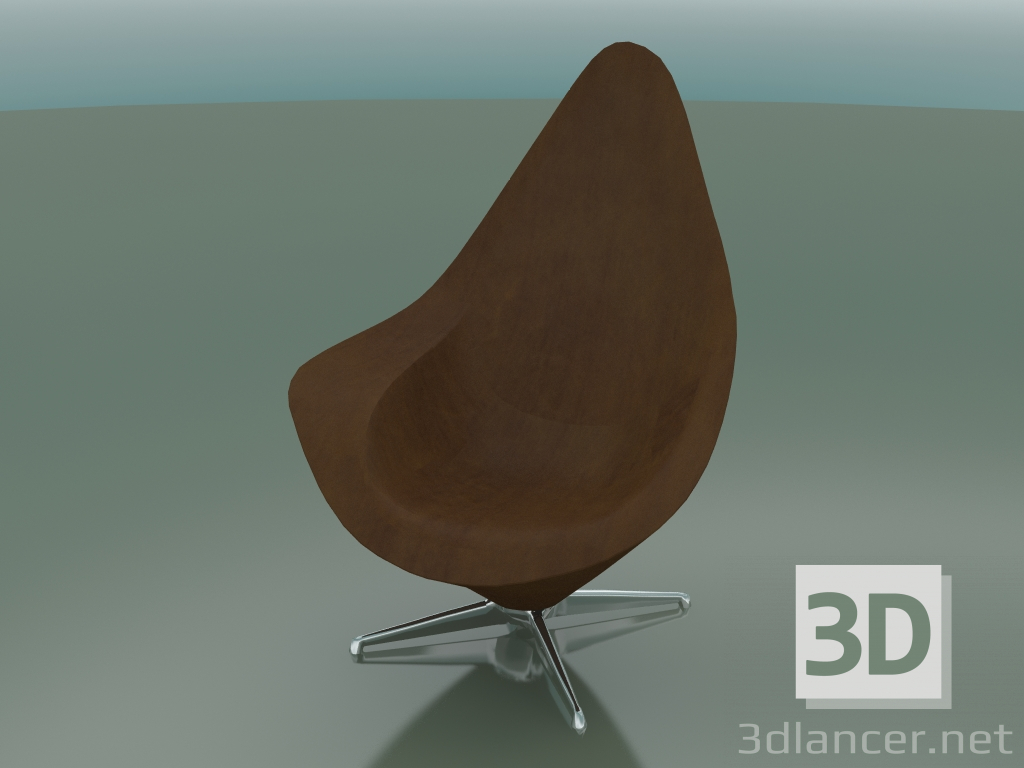 3d model Upholstered armchair - preview