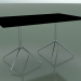 3d model Rectangular table with a double base 5703, 5720 (H 74 - 79x139 cm, Black, LU1) - preview