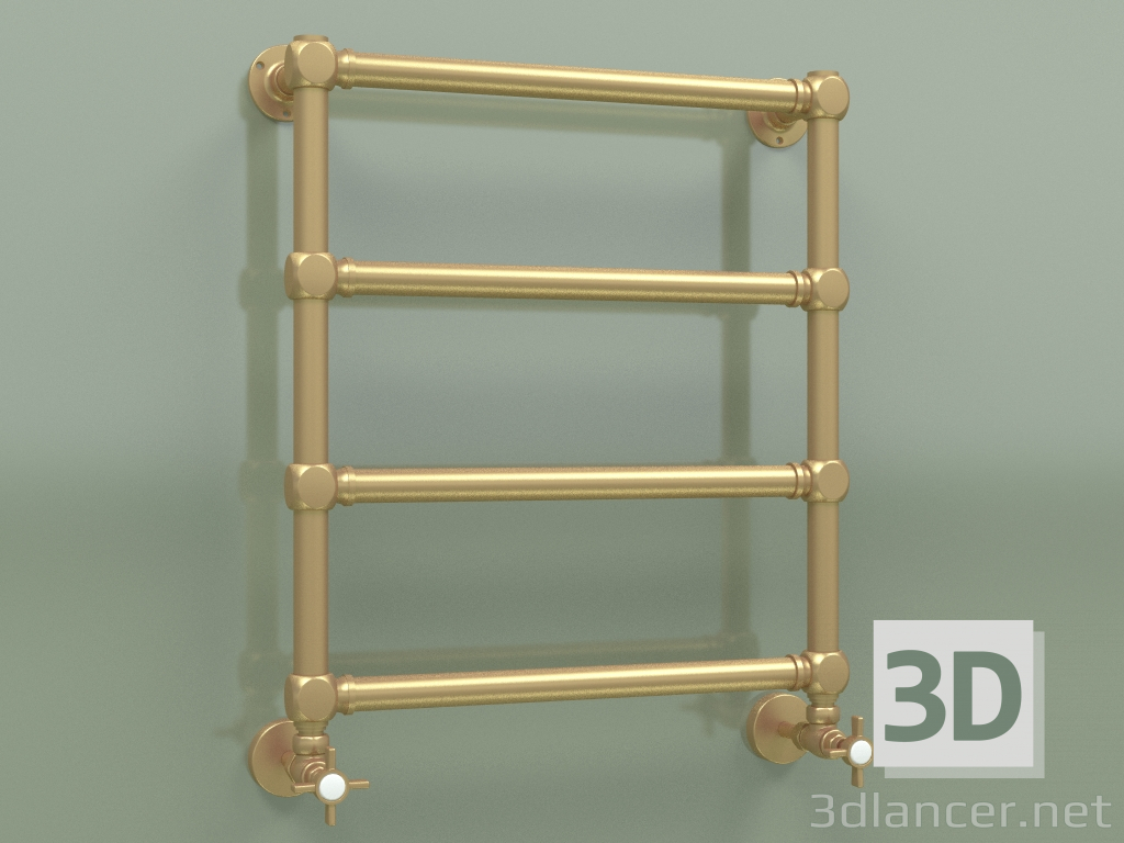 modello 3D Scaldasalviette Minuette (596x540, bronzo antico) - anteprima