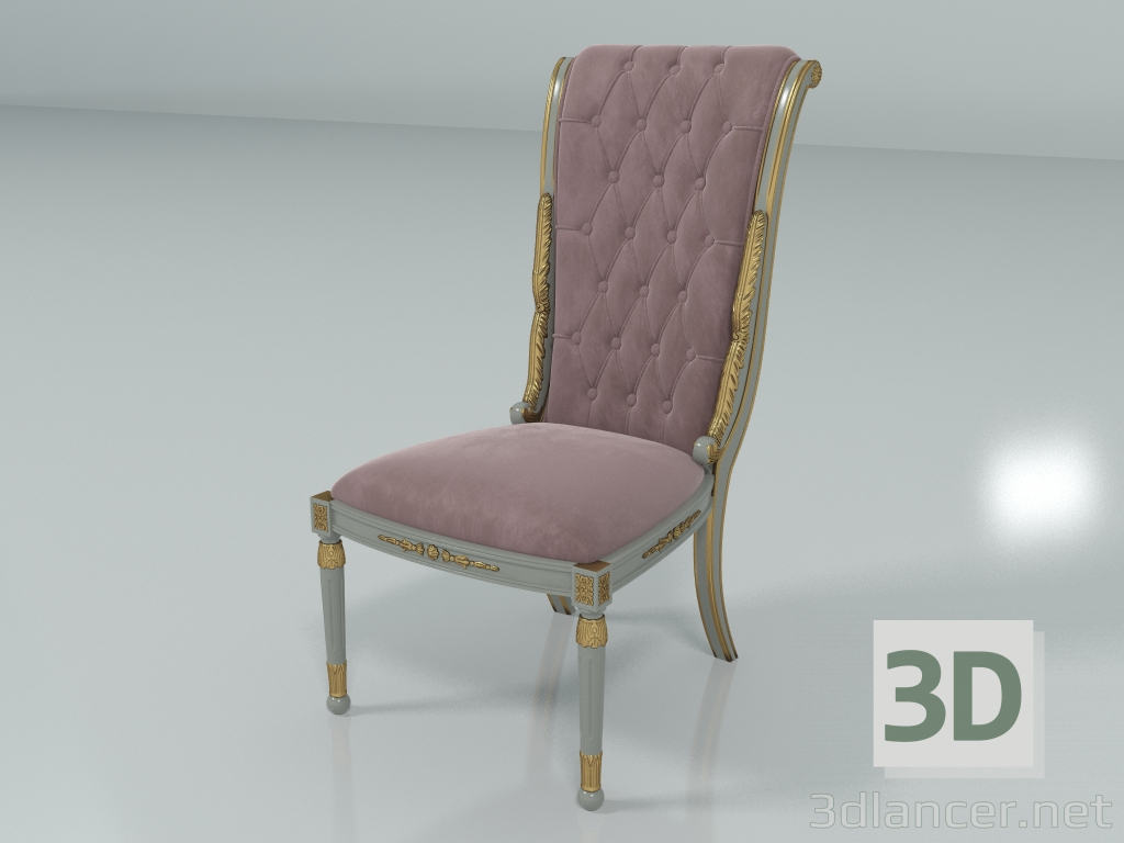 3d model Silla (art. F19, opción 2) - vista previa