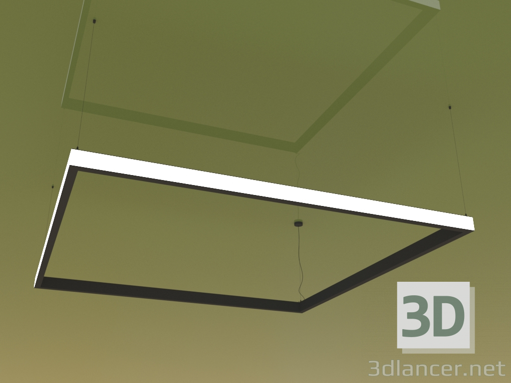 3d model Luminaire KVADRATO SIDE (1850 mm) - preview