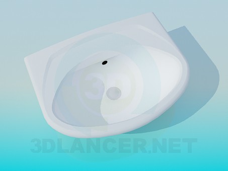 3d model lavabo de colada - vista previa